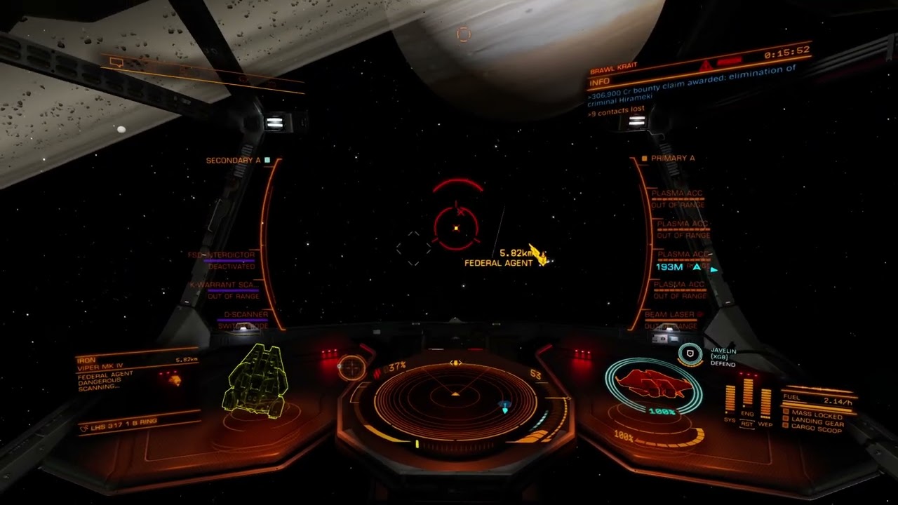 Elite Dangerous Short Range Plasma Slug Plasma Accelerators Krait 2D