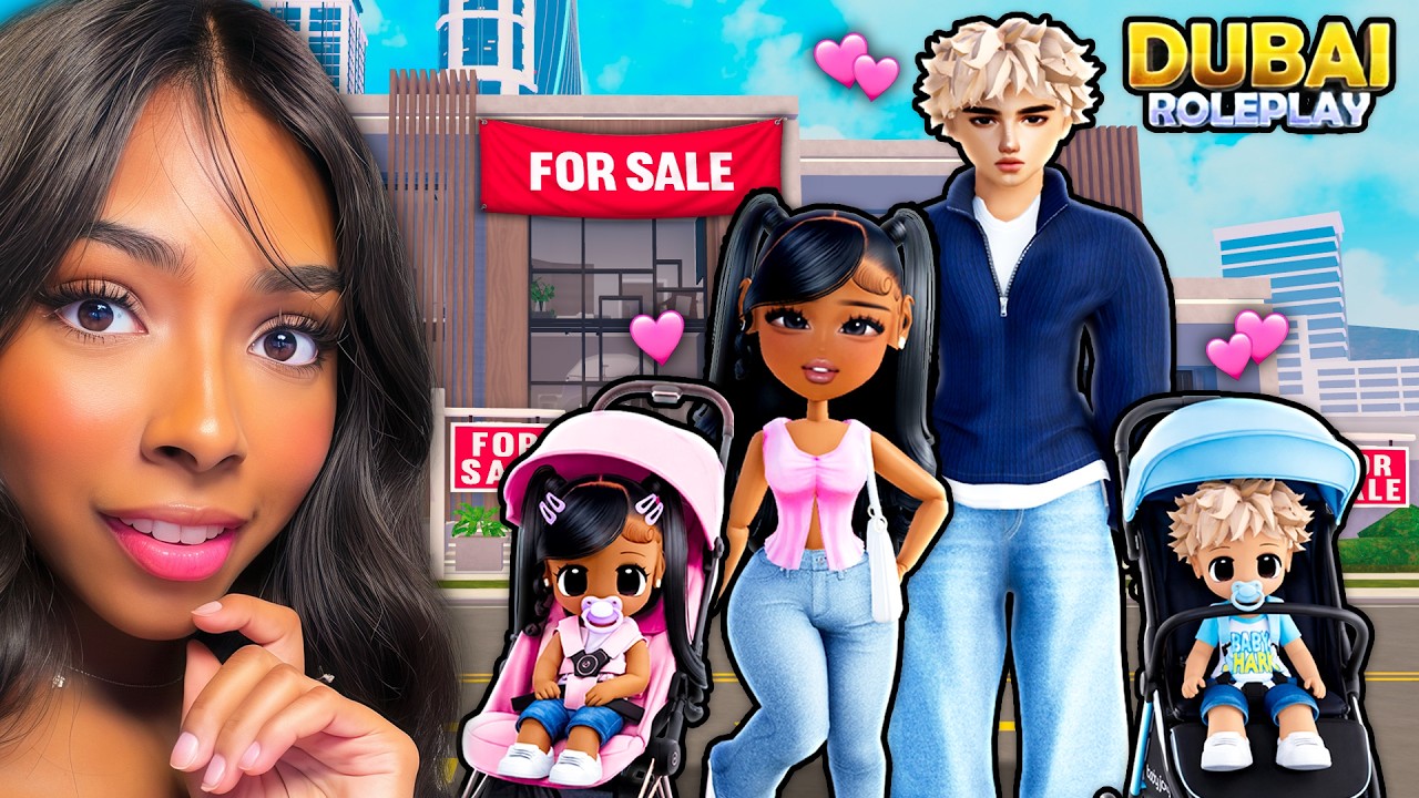 REALISTIC FAMILY GOES HOUSE SHOPPING IN DUBAI RP ⭐  (Dubai RP)