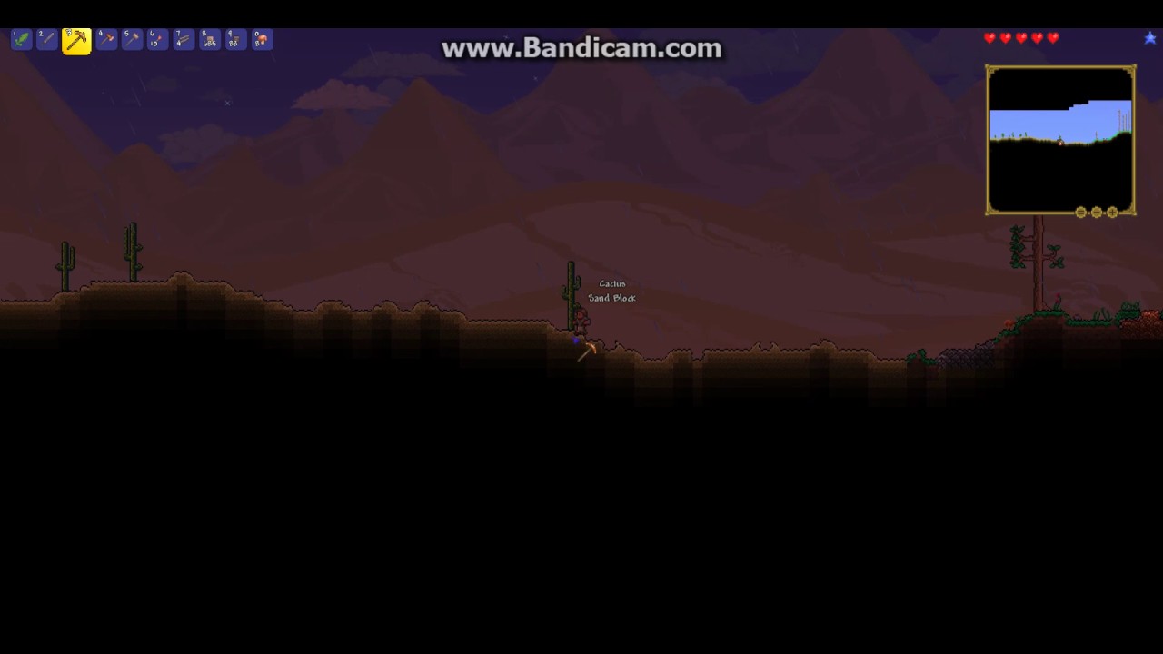 how to make a cactus sword terraria YouTube