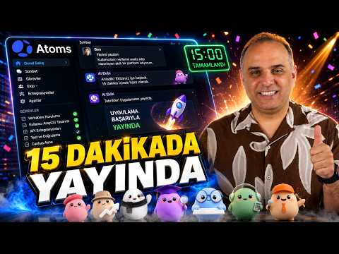 Fikrimi yazdım, AI ekibi 15 dakikada uygulamayı kurdu