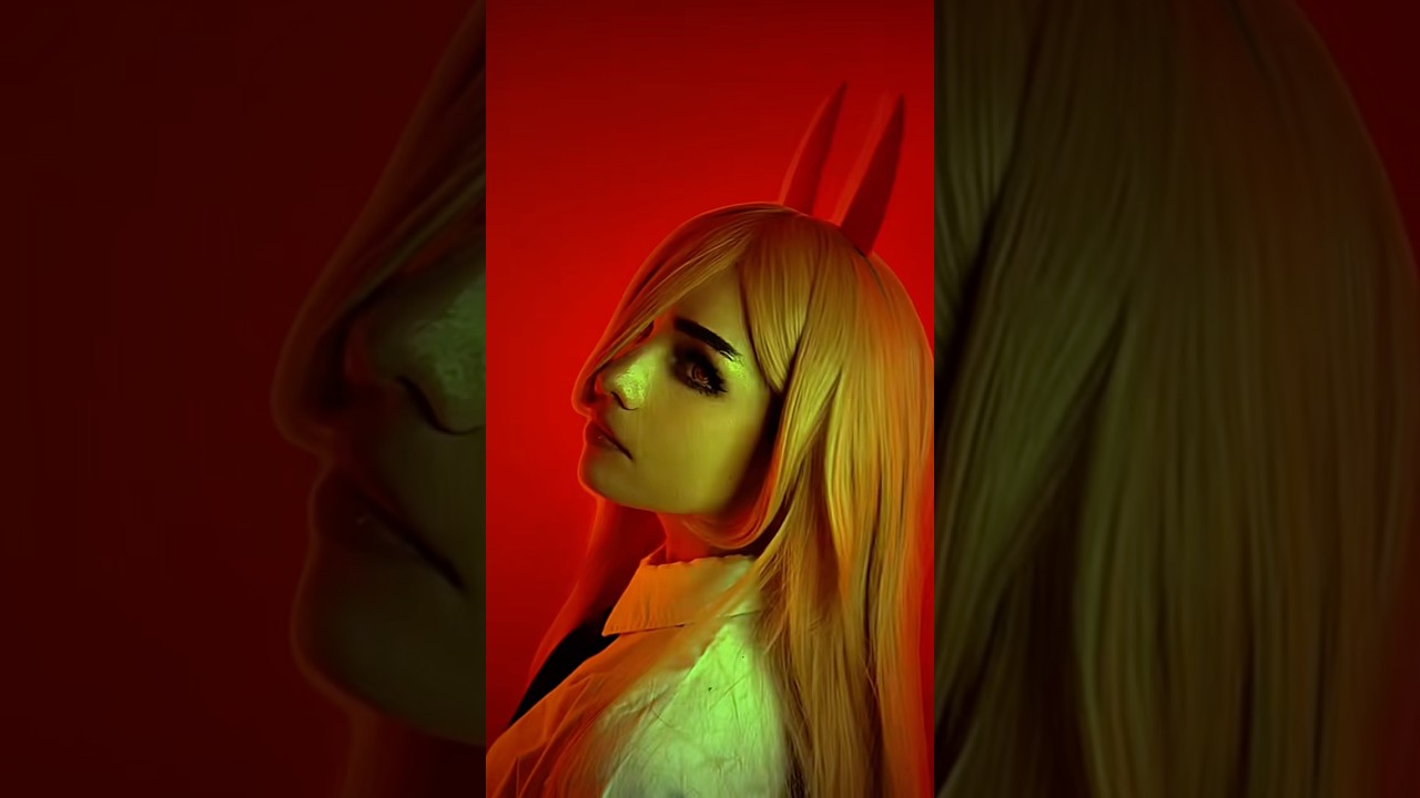 POWER IS HERE #chainsawman #chainsawmancosplay #power #cosplaytransformation #anime