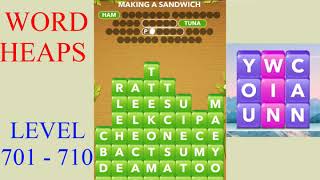 Word Heaps Level 701 - 710 | All Answers | Walkthrough screenshot 5