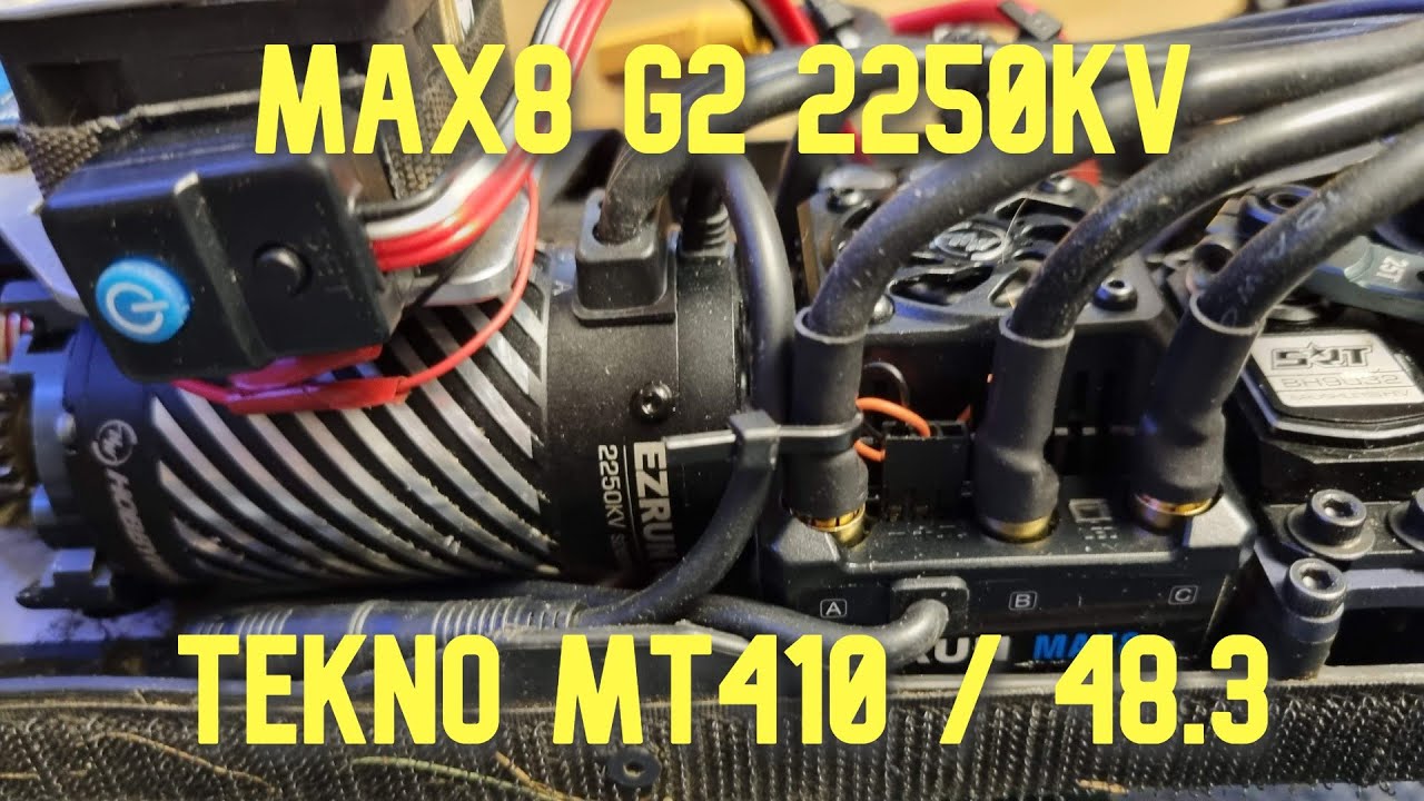 Hobbywing Max8 G2 2250KV - Tekno MT410(48.3) - Firstrun Hobbywing Max8 G2 2250KV - Tekno MT410(48.3) - Firstrun