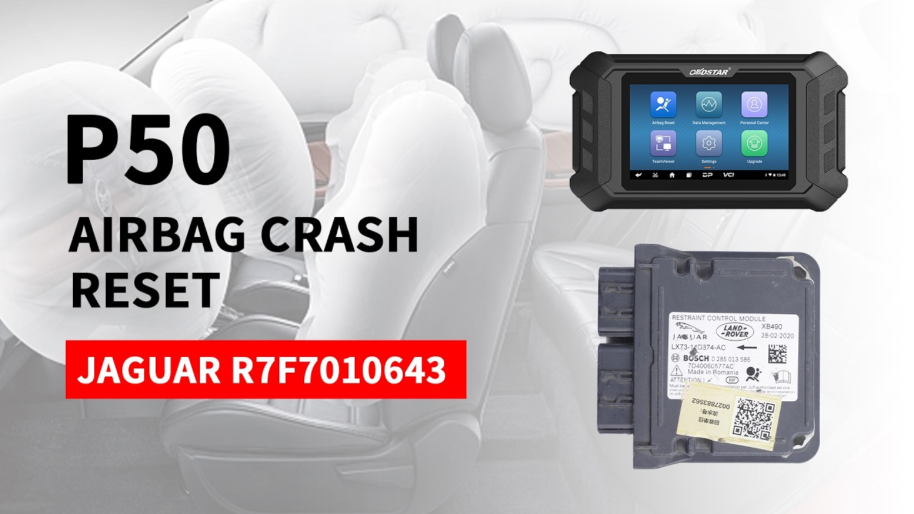 OBDSTAR P50 Airbag Reset Tool with CAN FD Adapter + MP001