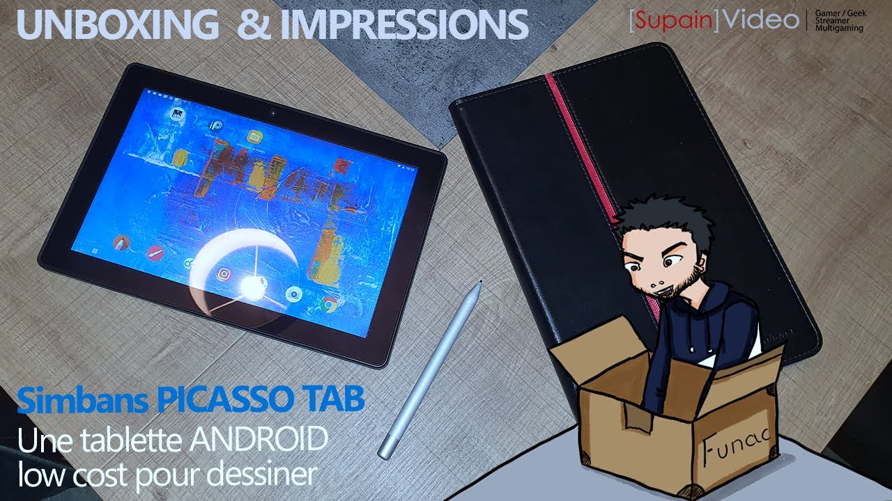UNBOXING & IMPRESSION - Simbans PICASSO TAB : une alternative à l'iPad et  la Surface à petit prix ? 