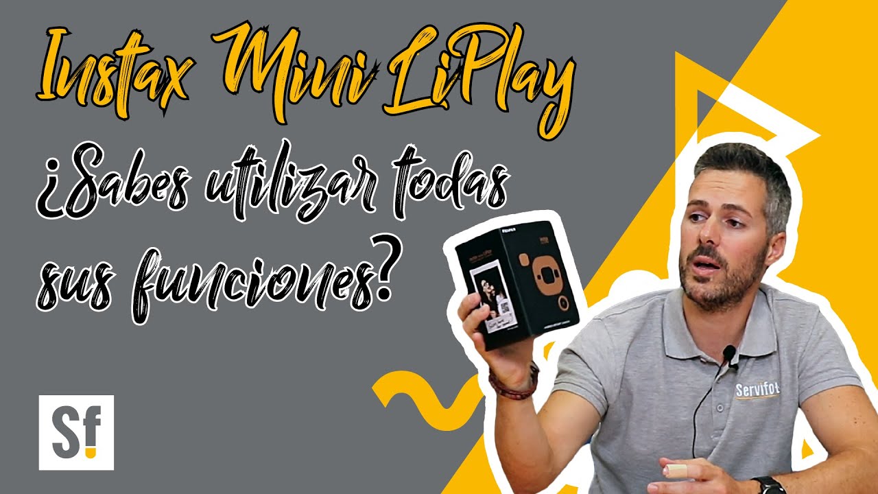 ¿Sabes utilizar todas las funciones de la nueva Instax Mini LiPlay?