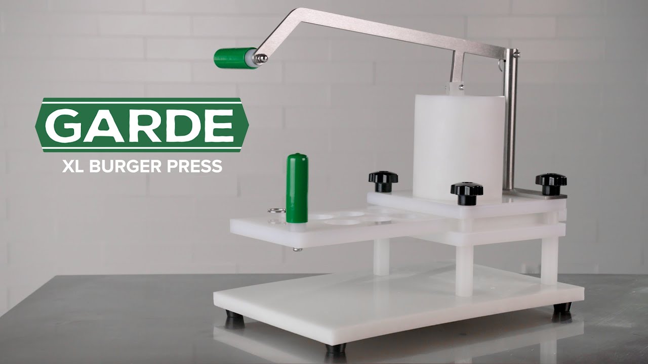 Garde XL Burger Press YouTube