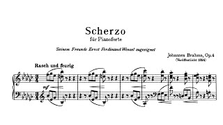 Brahms: Scherzo in E-flat Minor, Op. 4 (Zimerman)