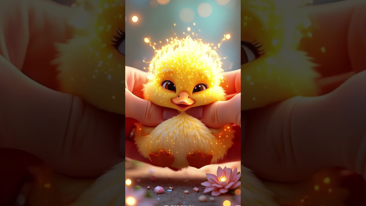 Magical Golden Duck 🐥✨ | Cute 3D Animation Shorts