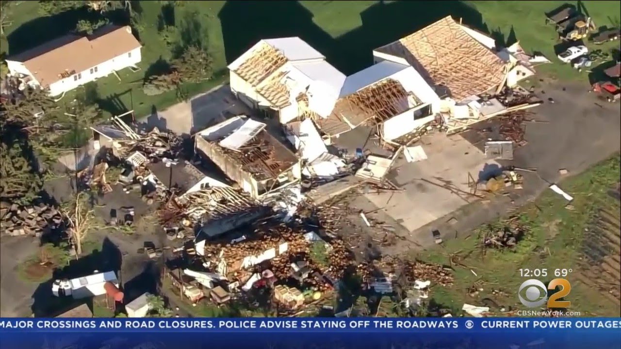 Apparent Tornado Touches Down In New Jersey - YouTube