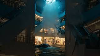 Mall Mewah Terendam, Mobil Masuk Dari Atap Jebol