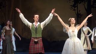 Curtain call La Sylphide. Anastasia Goryacheva, Ruslan Skvortsov