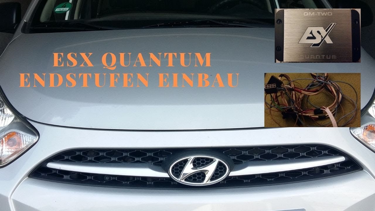 Hyundai i10 TYP AP ESX  Quantum Endsufen Einbau . Part 1