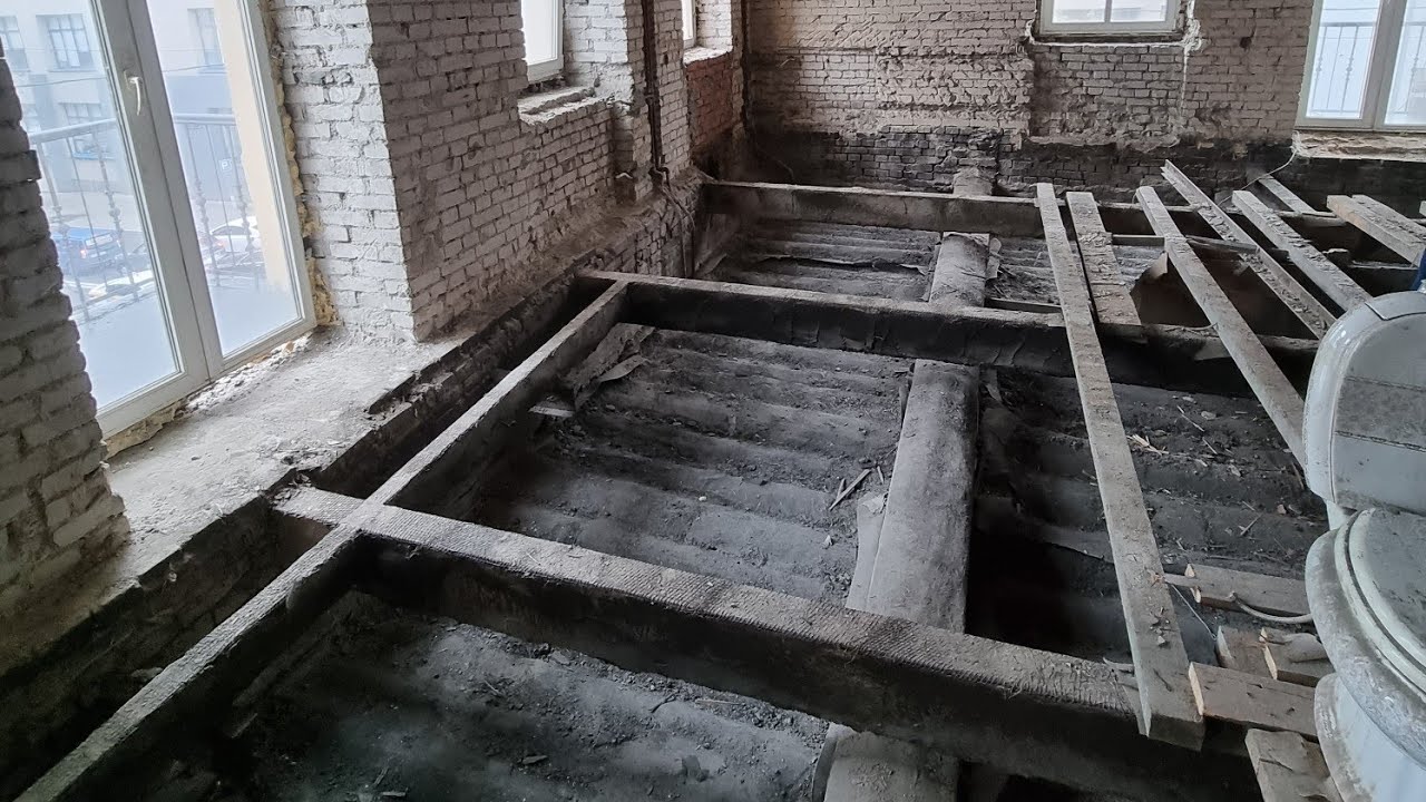 Москва. Двойное перекрытие в Старом Фонде. Выполняем капитальный ремонт ...