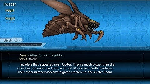 Enemy Invader Attack/s (Getter Robo Armageddon), Super Robot Wars T.