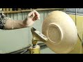 단풍나무접시 만들기 과정 (hardmaple plate woodturning process) 한여루(이건무)의 목선반교실