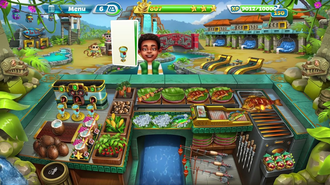 Cooking Fever | The Tropical Hideout | Level 22 |