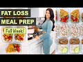 MEAL PREP FOR THE WEEK | healthy, filling recipes + grocery list!