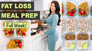 EASY 1 WEEK MEAL PREP FOR WEIGHT LOSS | healthy recipes that taste amazing!