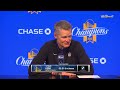 Steve Kerr Postgame Interview | Golden State Warriors dominate New Orleans Pelicans 120-109