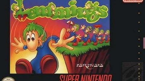 Lemmings - The Island Of The Wicker People (LeVeL 27) TRICKY (SNES/Super N.E.S.)