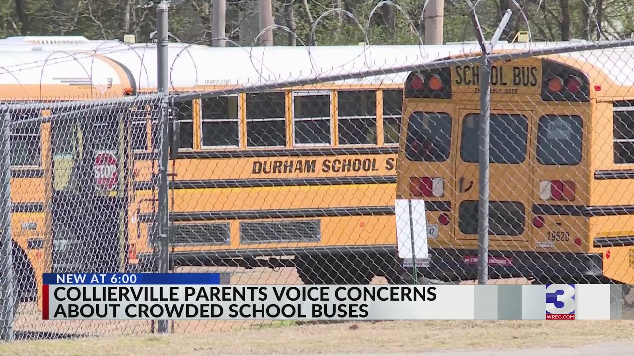 Collierville parents voice concerns about crowded school buses - YouTube