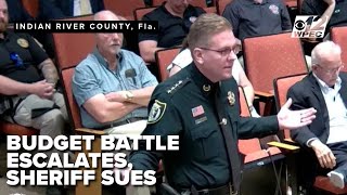 Budget battle escalates, sheriff sues Indian River County Commission