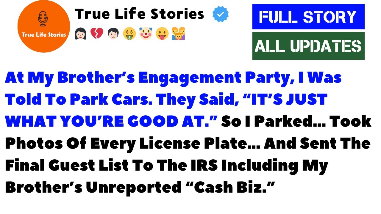 At My Brother’s Engagement Party, I Was Told To Park Cars. They Said, “IT’S JUST WHAT YOU’RE GOOD AT