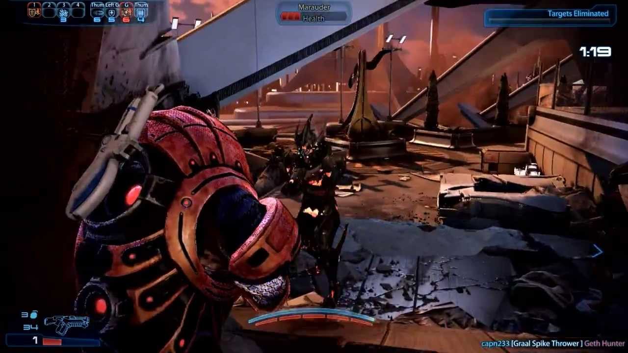 Mass Effect 3: Krogan Soldier w/ Graal vs Reapers on Goddess (Platinum Solo)