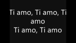 'Umberto Tozzi ft Mónica Bellucci - Ti Amo'   lyrics