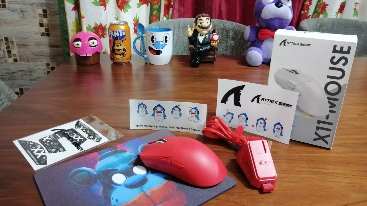 UNBOXING 📦 Mouse Gamer Attack  Shark X11 Bluetooth Usb-c 🖱️Español 🇲🇽