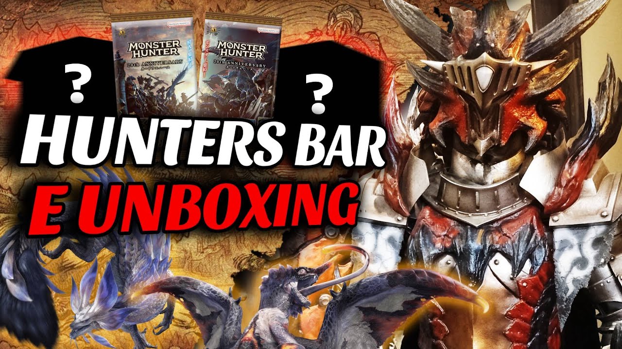 Monster Hunter Bar e Unboxing! O PARAÍSO DOS CAÇADORES