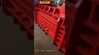 Austrial Semi-automatic waste cardboard box/OCC/ONP baling press machine #baler #baling
