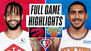 Game Recap: Knicks 105, Raptors 94