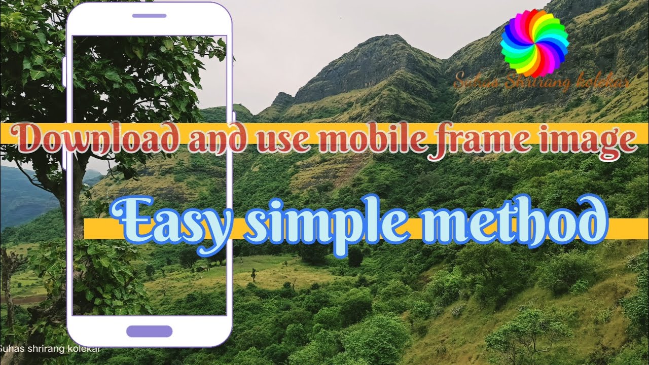 How to download best mobile frame png