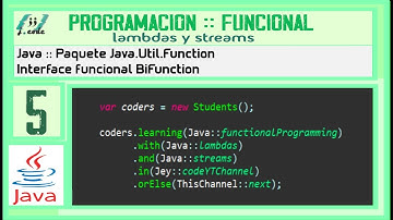 Programación FUNCIONAL en JAVA | BIFUNCTION | Lambdas en java