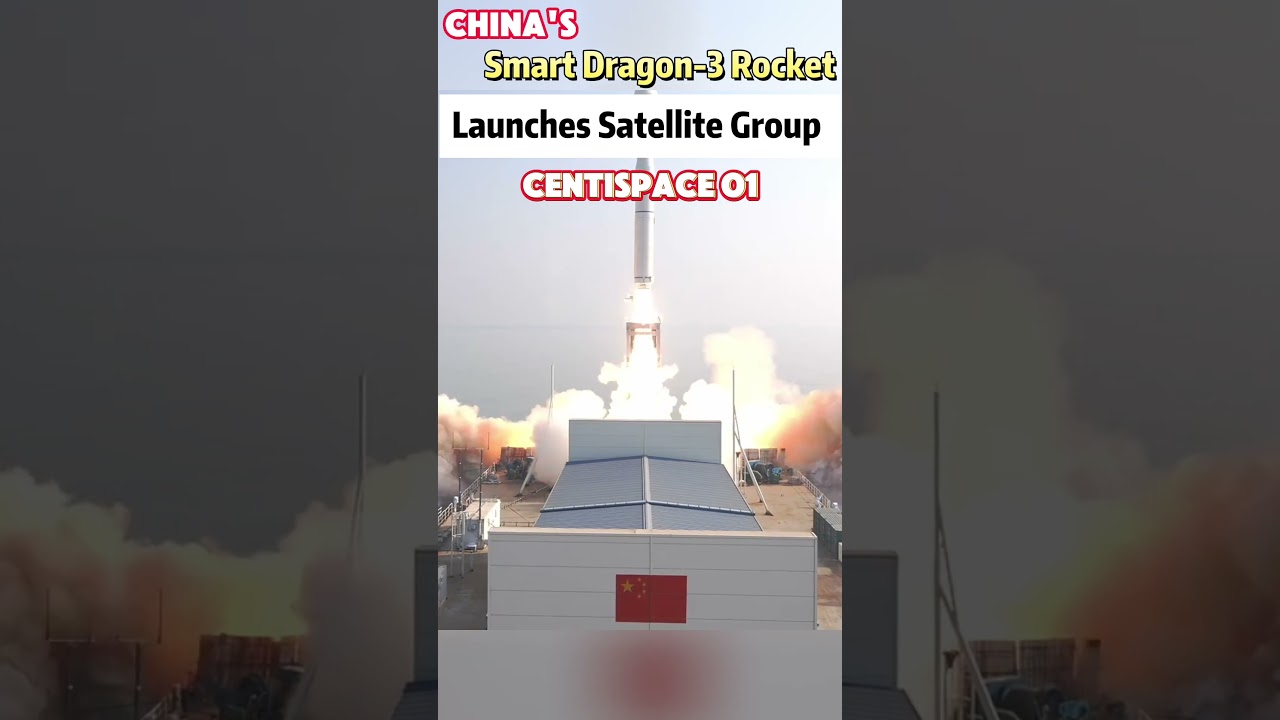 China's Smart Dragon 3 rocket launches satellite group CentiSpace 01 
