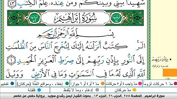 ايمن سويد سورة ابراهيم مكتوبة دار المعرفة جديد