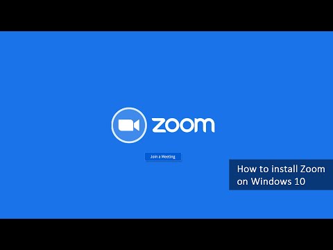 how to install zoom to my laptop