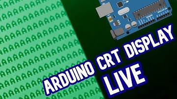 Attaching a CRT Monitor to an Arduino Using 1980s Tech [LIVE[