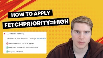Apply fetchpriority=High To Optimize LCP Image Discovery