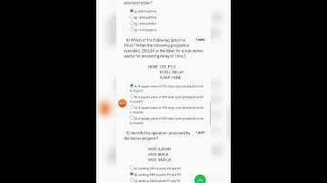 Microprocessor and Microcontrollers NPTEL Assignment 8 Solution.Date:20.03.2024