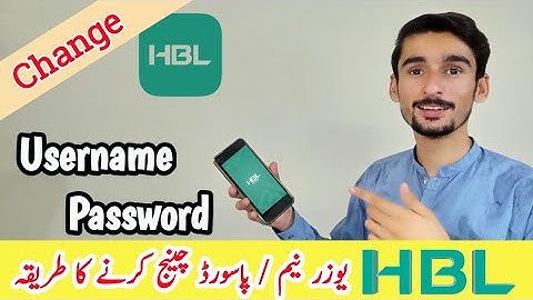 HBL Login id and Password Change krne ka tarika