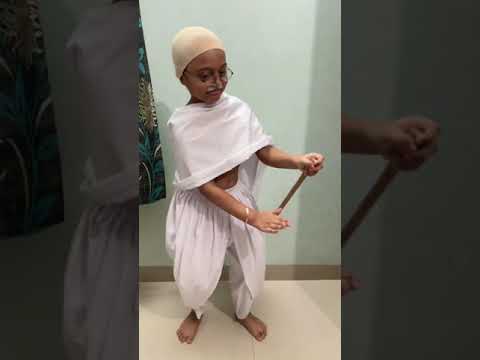 Iknoor As Gandhi ji Dance