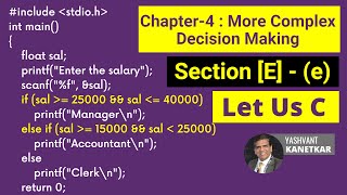 Rewrite the following programs using conditional operators || Let Us C solution