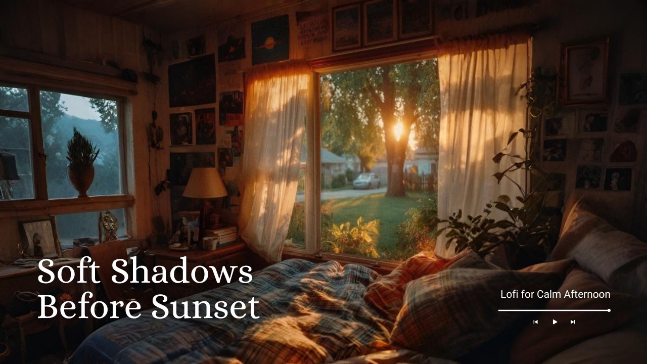 Soft Shadows Before Sunset 🌤️ | Lofi for Calm Afternoon