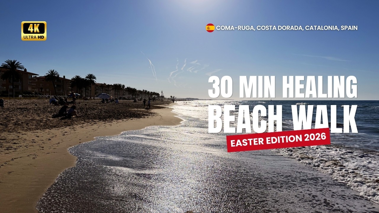 30 Min Catalonian Beach Paradise Coma Ruga Costa Dorada Spain 4K 30-min-catalonian-beach-paradise-coma-ruga-costa-dorada-spain-4k