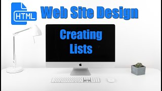 How to Create Lists on your HTML Website