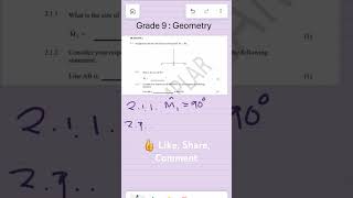 Grade 9 Geometry : How To Answer Exam Questions. #mathstip #onlinetutoring #brightboffins