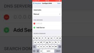 How to add a DNS Filter to an iPhone or iPad - iOS version 13.x screenshot 5